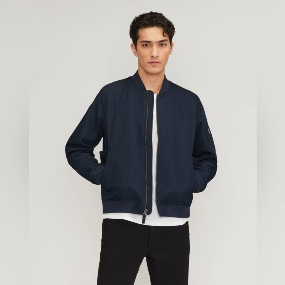 Everlane The Bomber Jacket Uniform Men's Deep Navy Blue XS